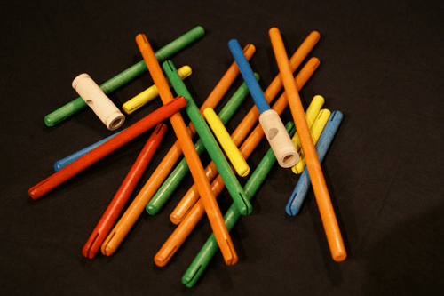 pile of finished Wooden Toy Parts