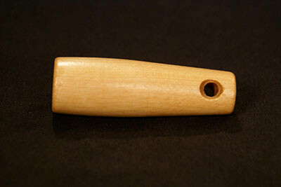 One Wood Handle with Countersunk Crossbore