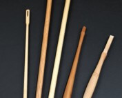 Wood handles available in variety of domestic species.