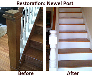 Wooden Porch Post